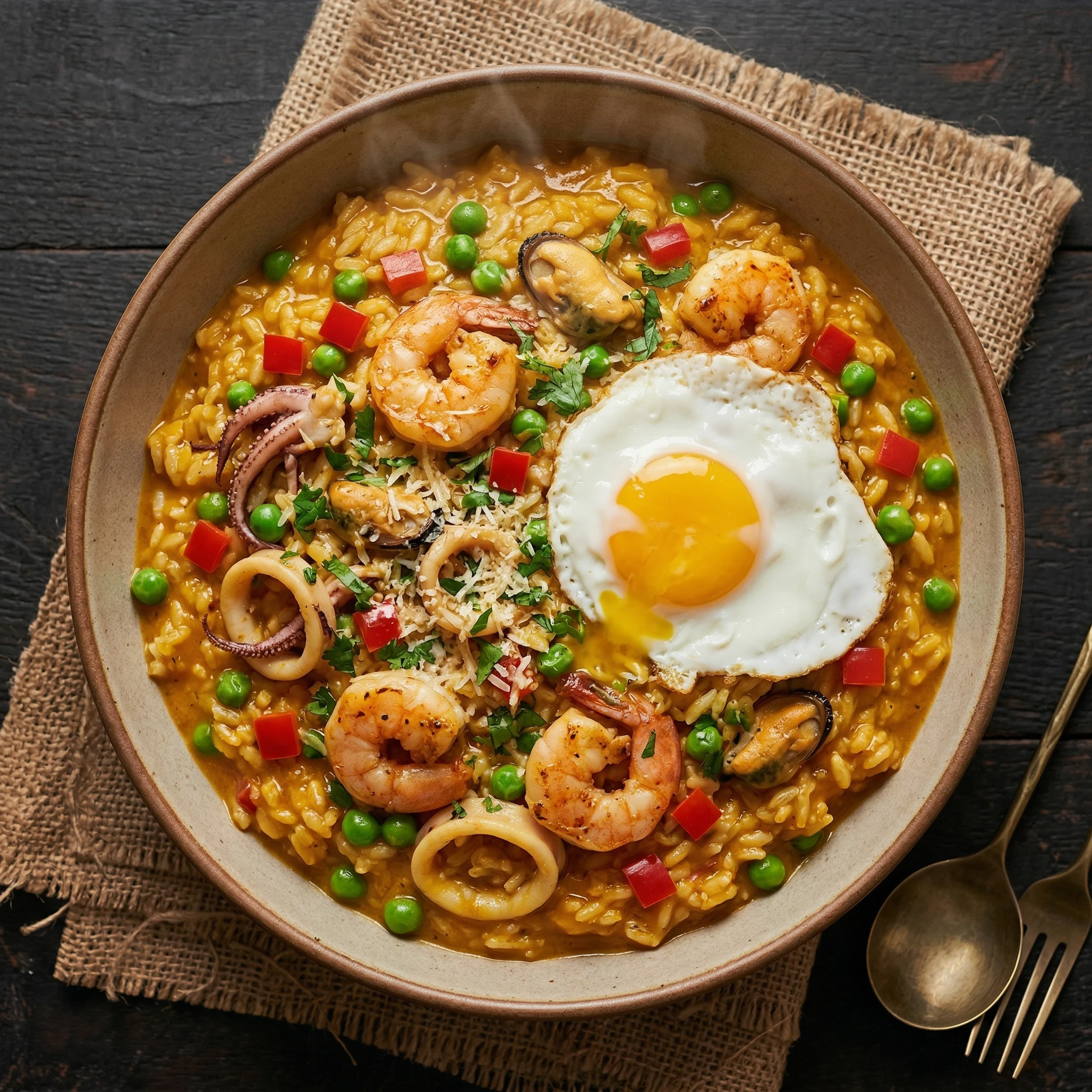 Arroz con Mariscos a la Limeña