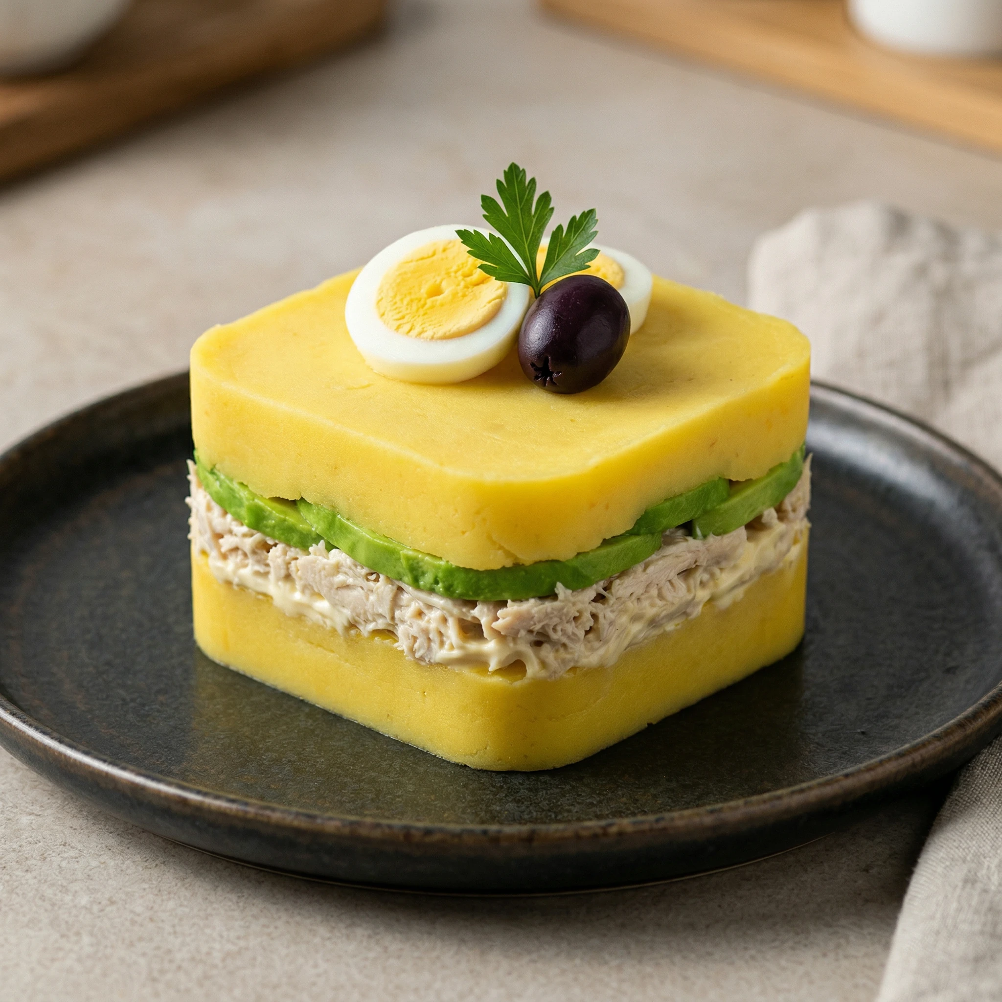 Peruvian Chicken Causa