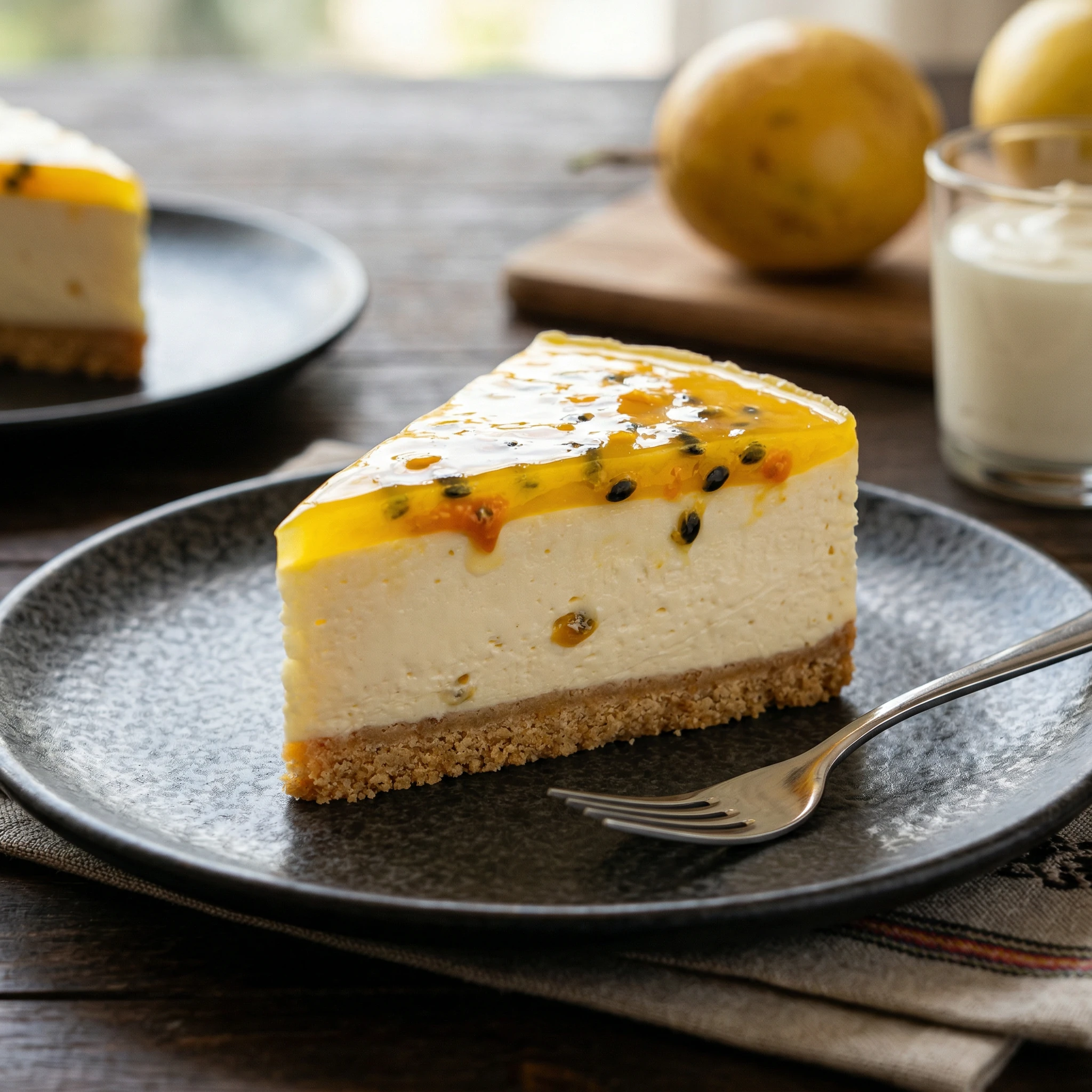 Passion Fruit Cheesecake