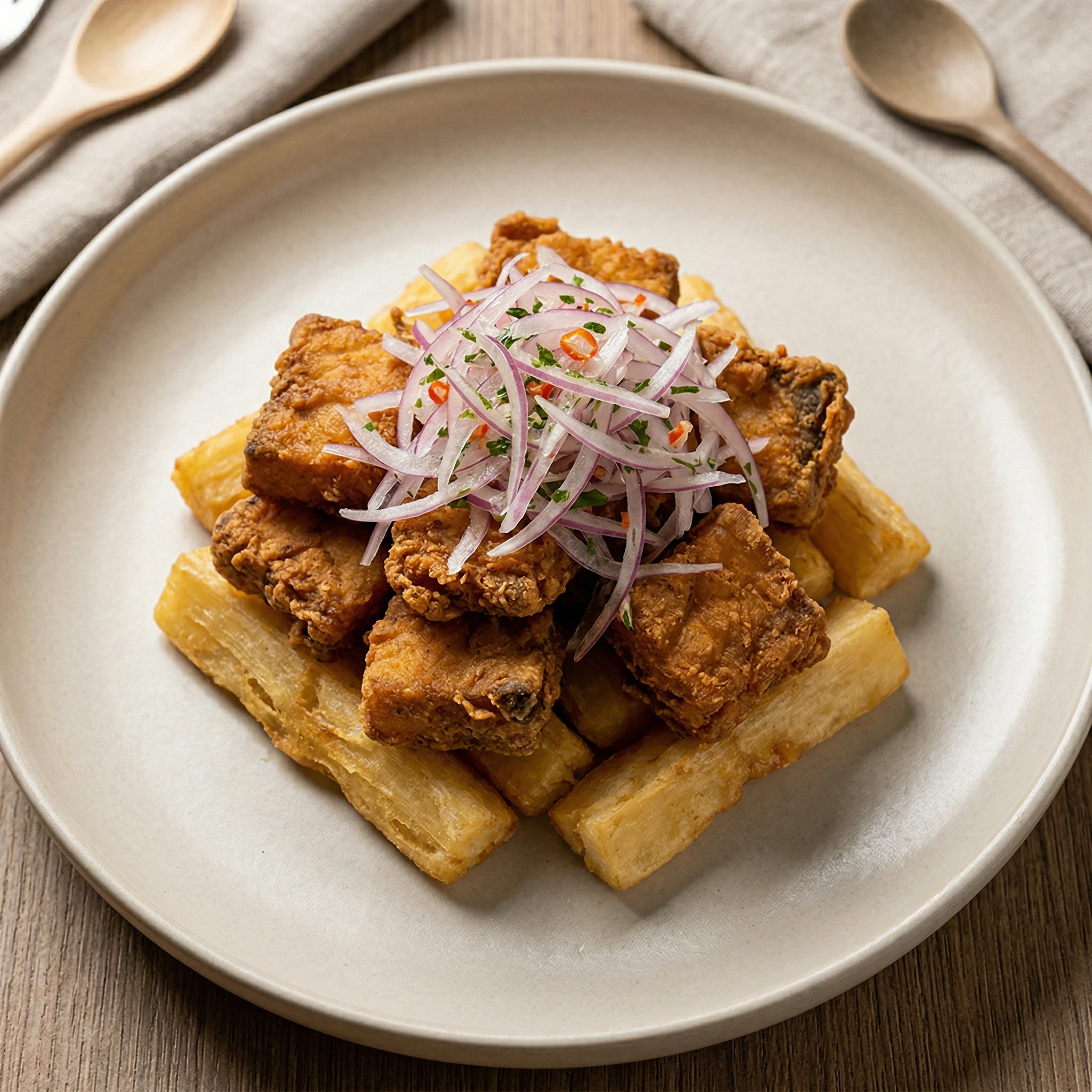 Northern-Style Peruvian Fish Chicharrón