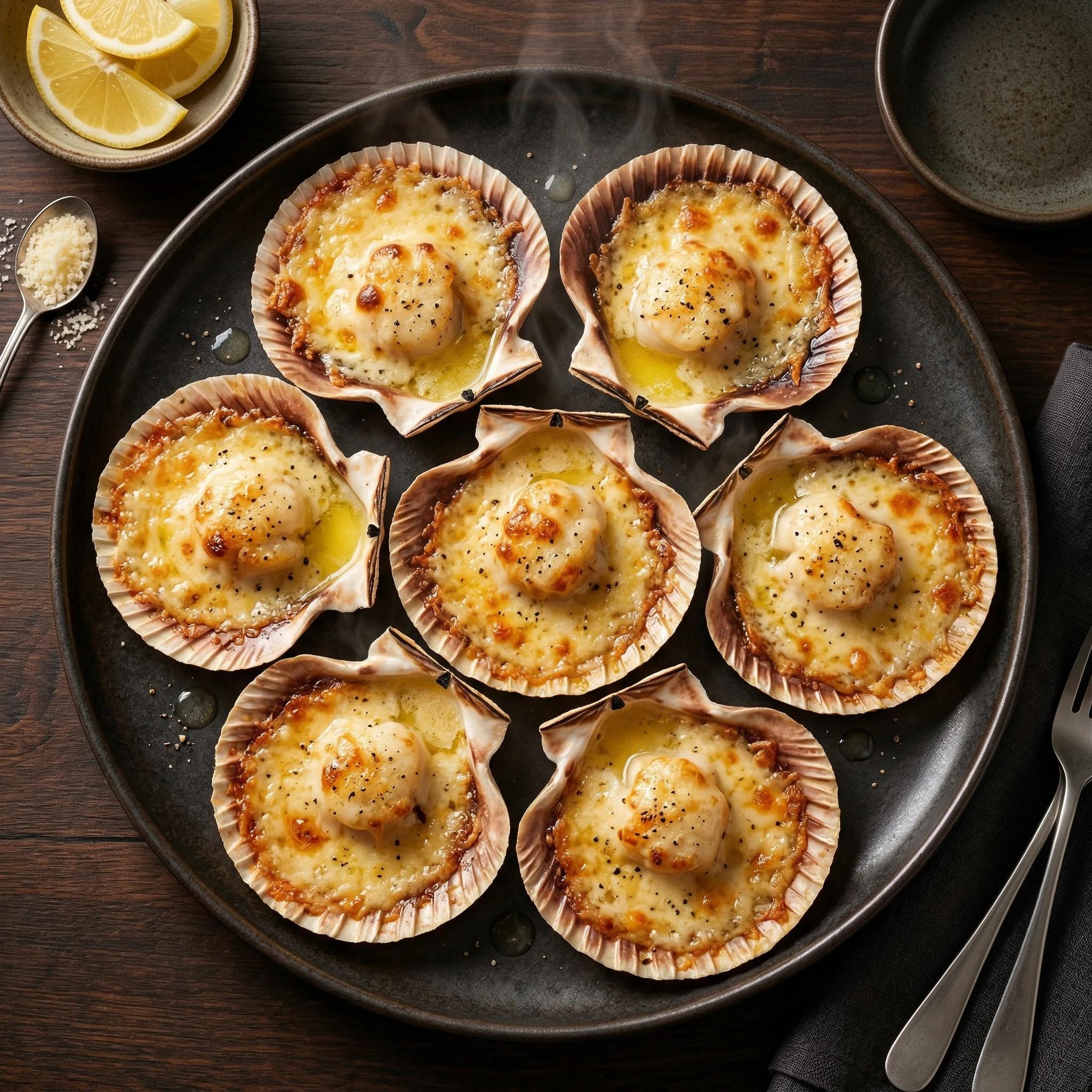 Parmesan Scallops