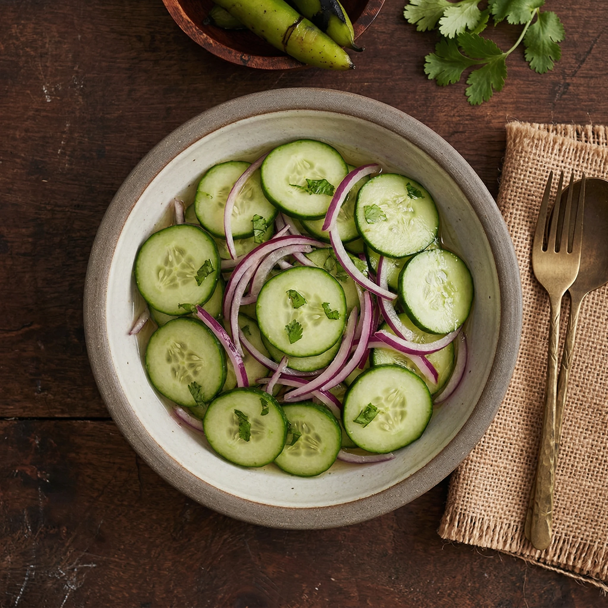 Peruvian Cucumber Salad
