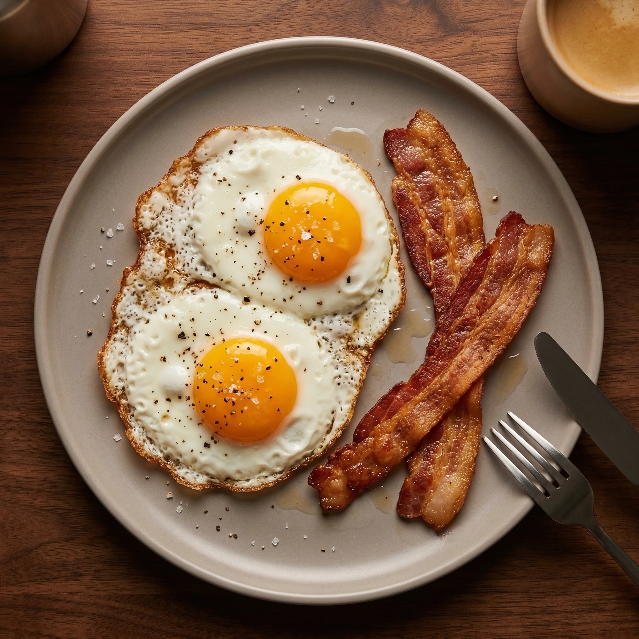 Huevos Fritos con Bacon