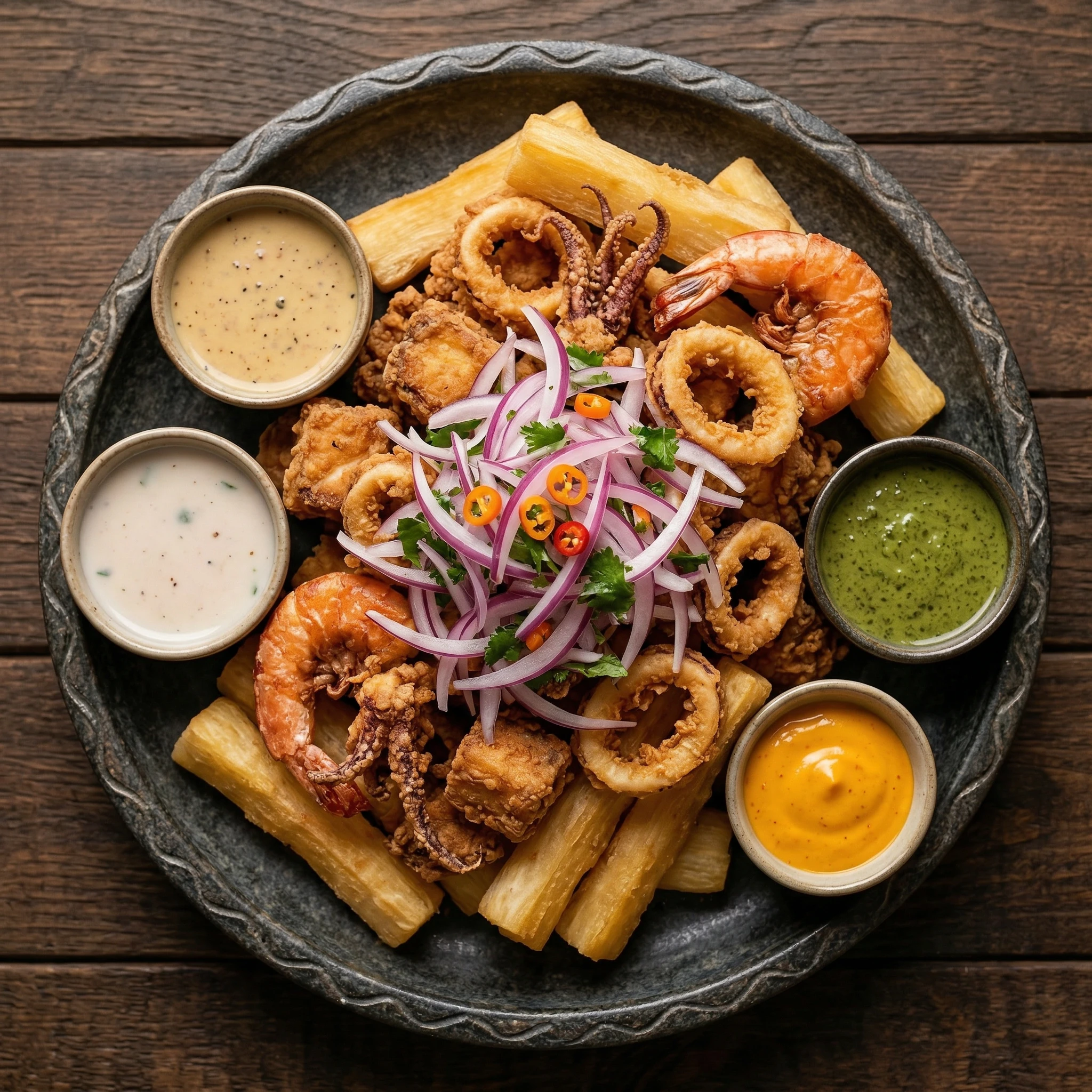 Northern Peruvian Mixed Seafood Jalea