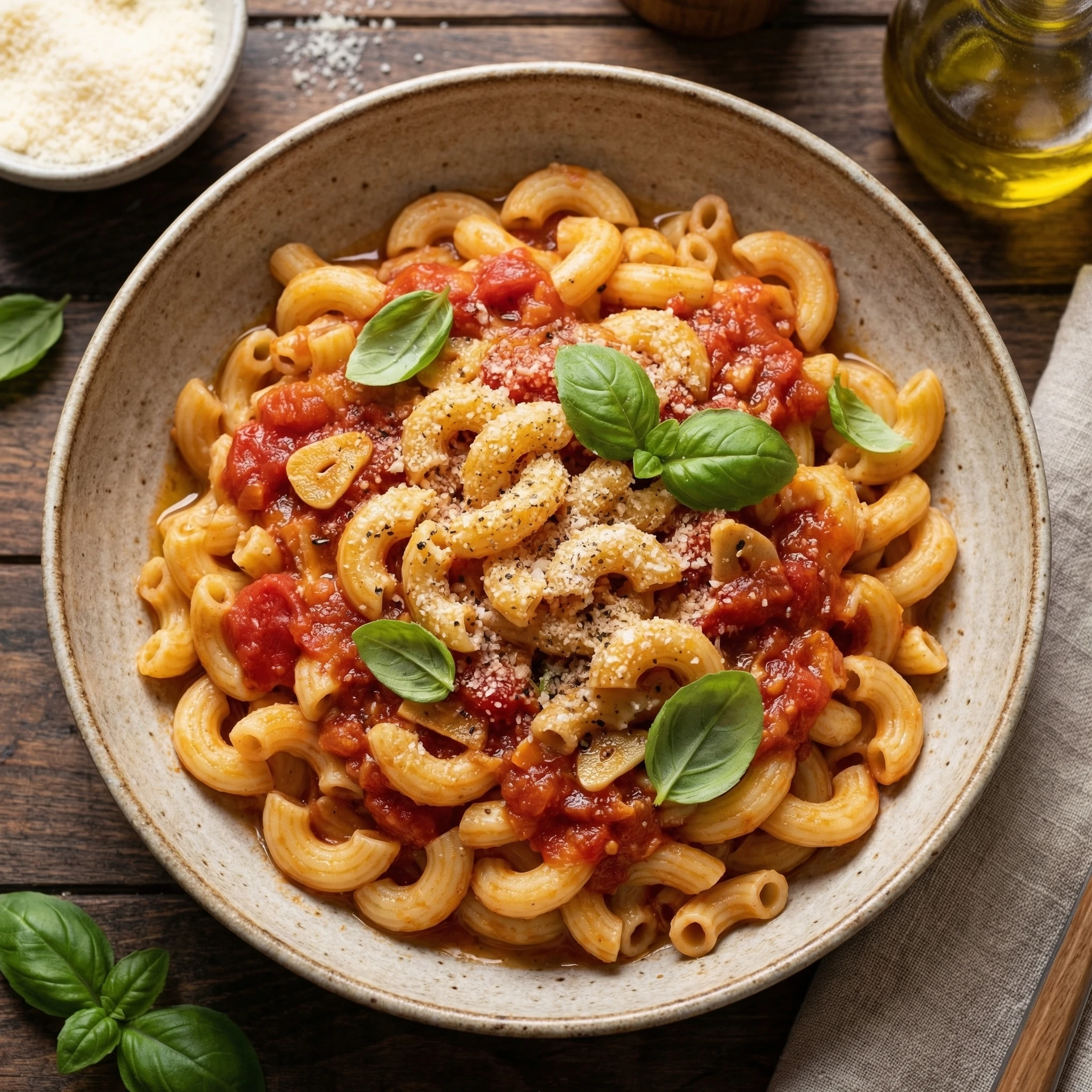 Macaroni with Fresh Tomato