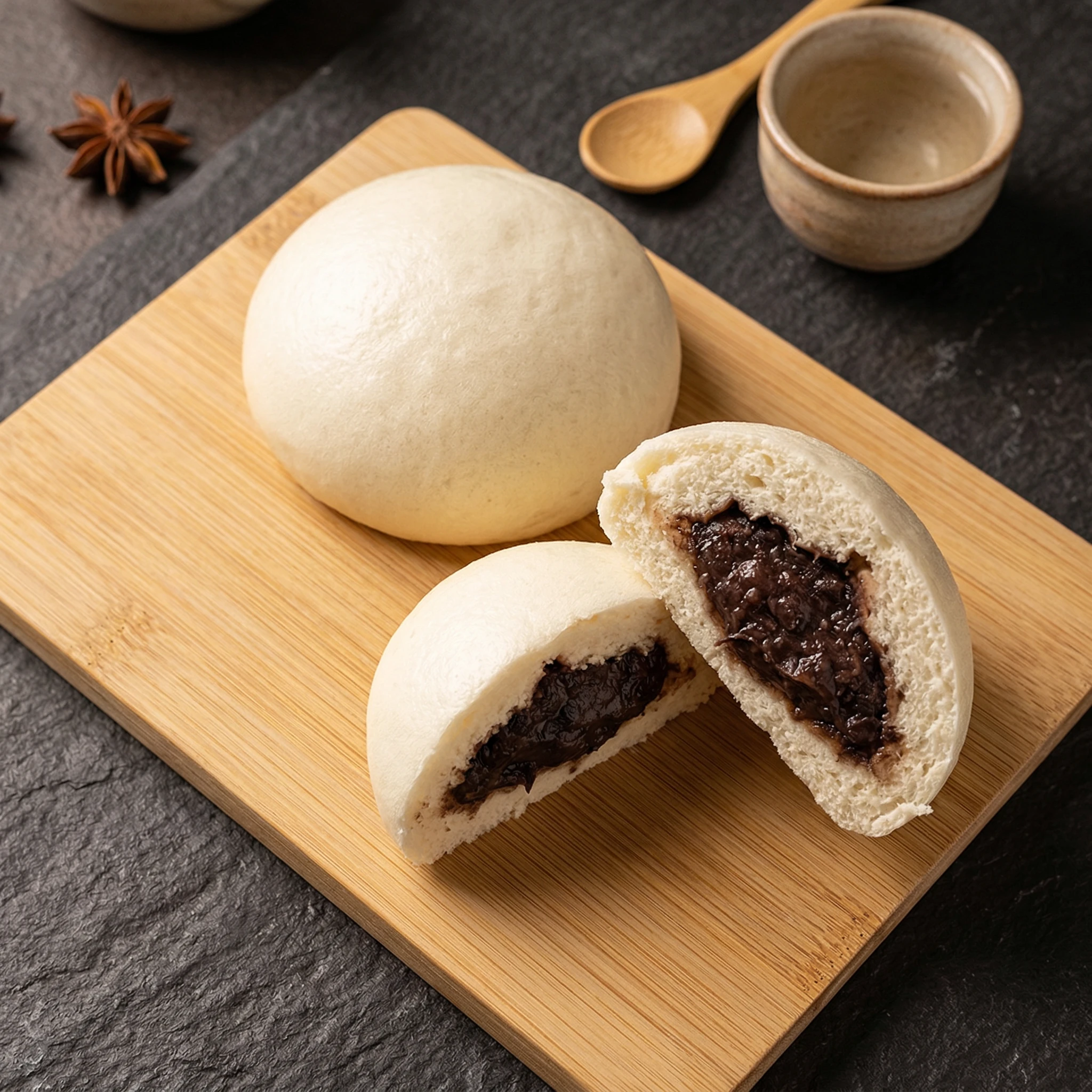 Sweet Min Pao With Frejol Colado
