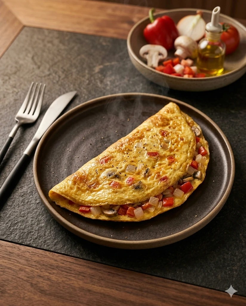 Omelette de verduras