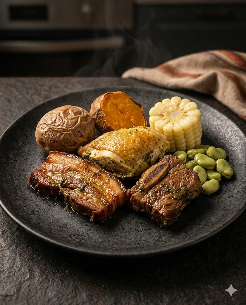 Three-Meat Pachamanca