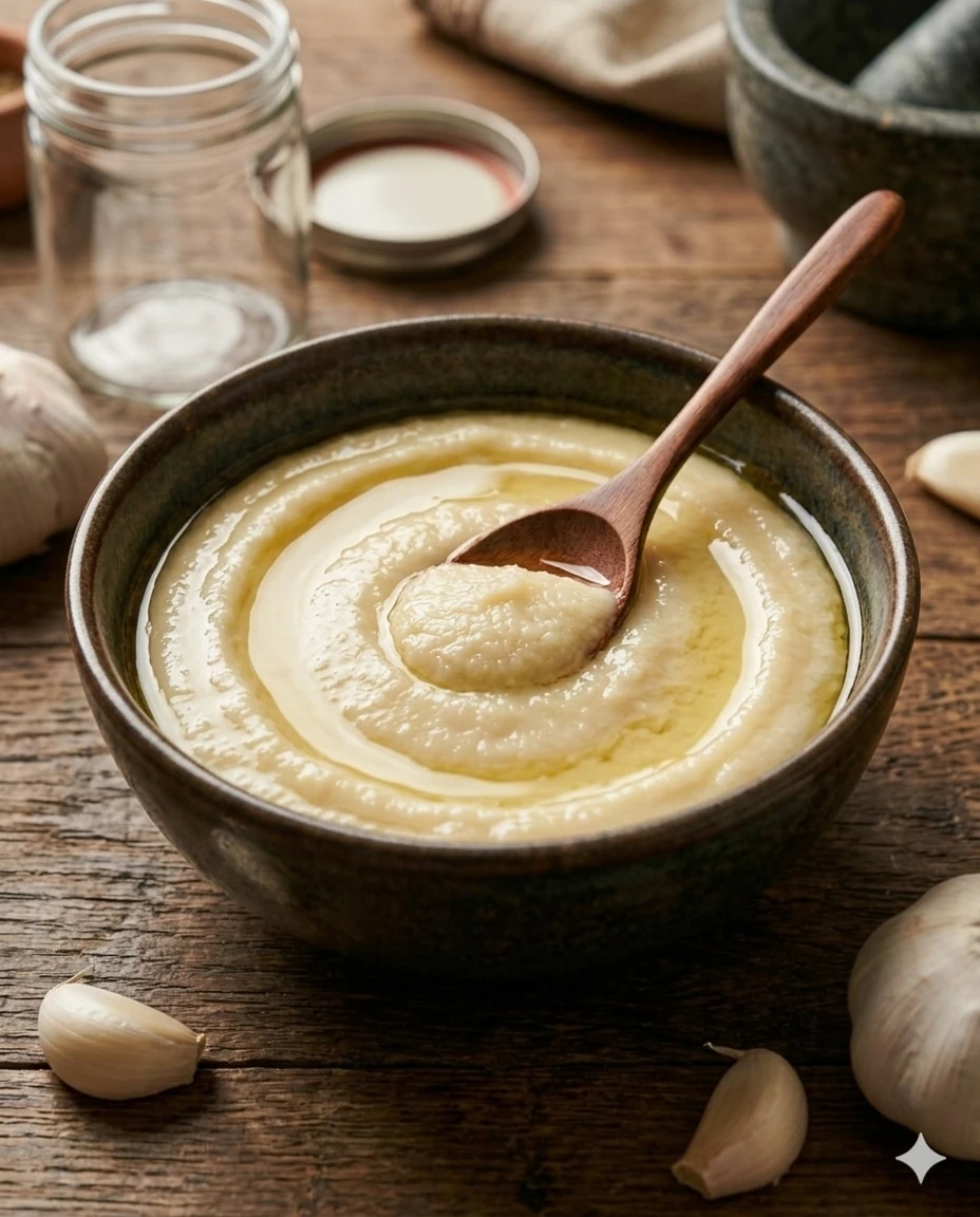 Homemade Garlic Paste