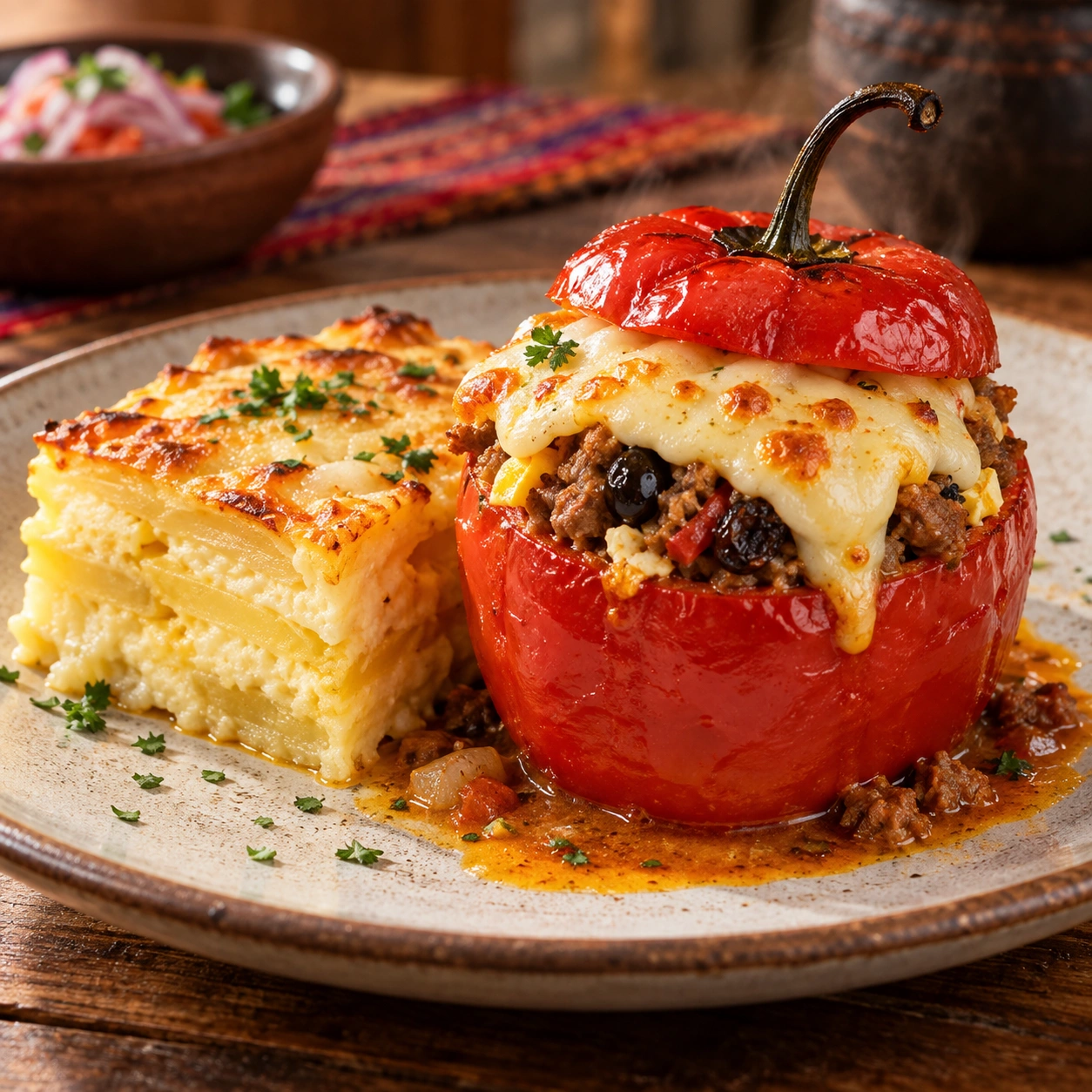 Arequipa-Style Stuffed Rocoto