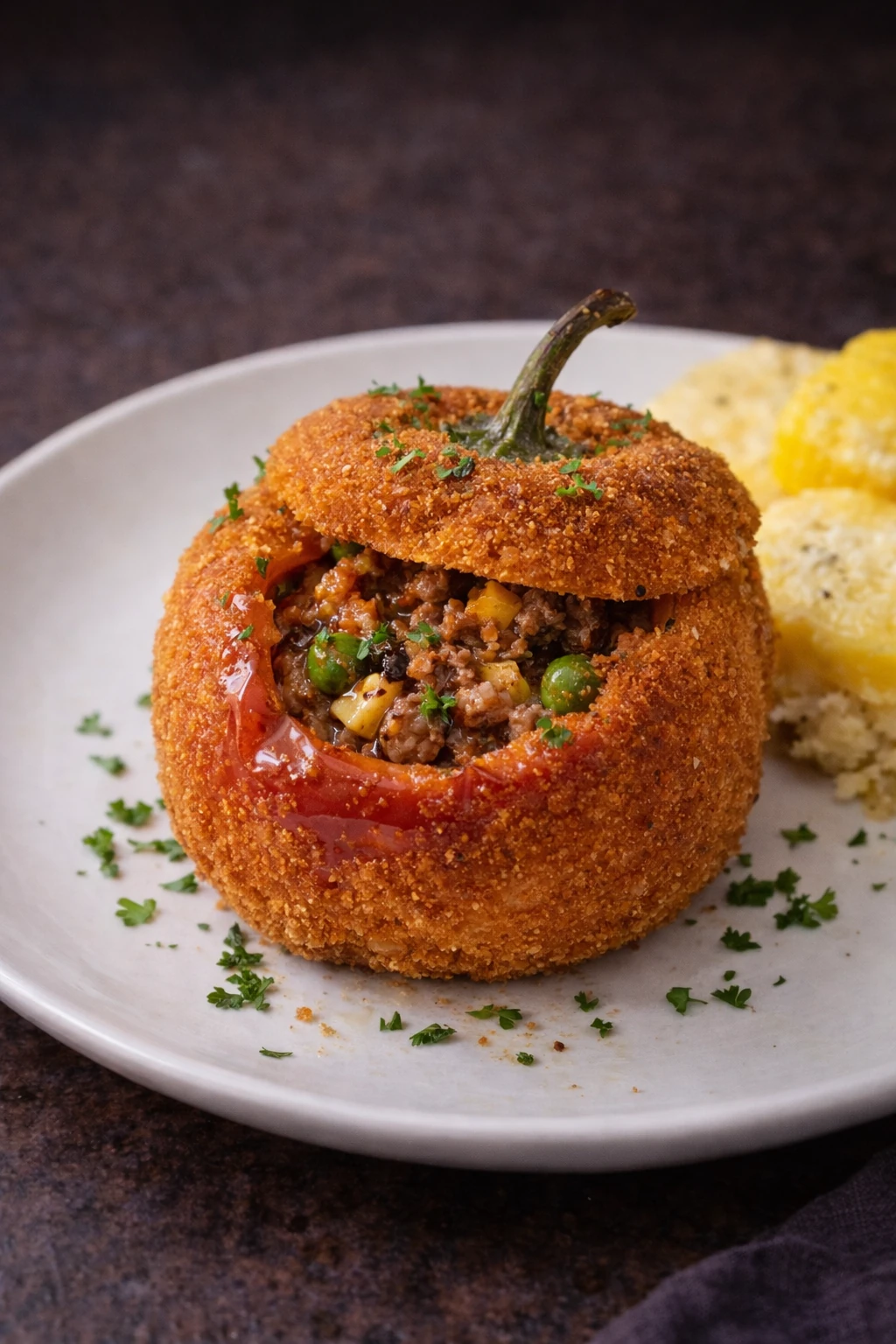Cusco-Style Battered Stuffed Rocoto