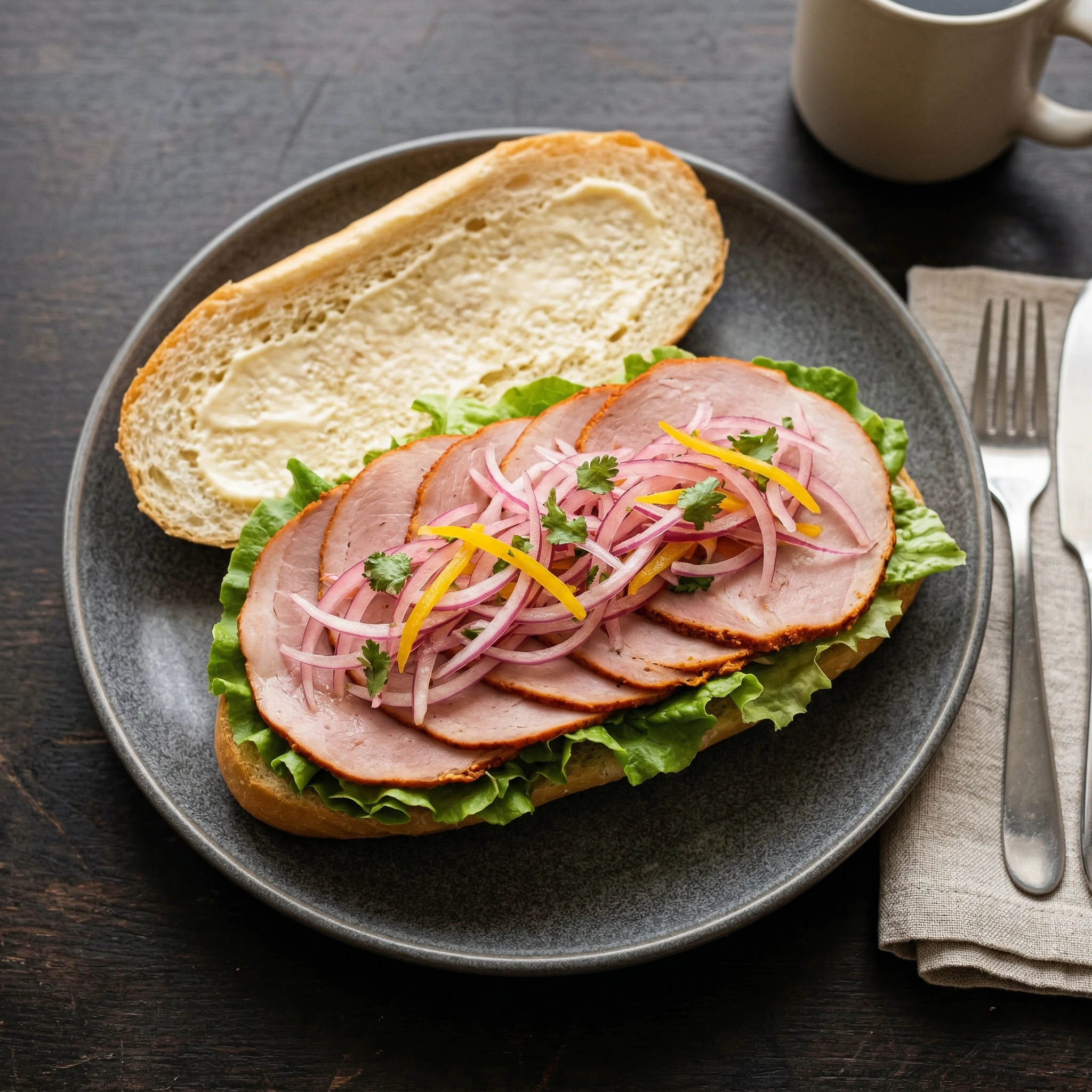 Peruvian Jamón del País Sandwich